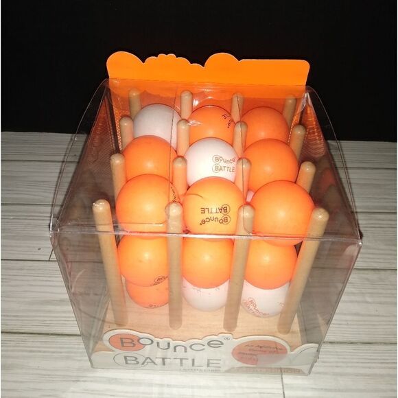 Bounce Battle Wood Edition Game Set/An Addictive Game Of Strategy Skill & Chance - Picture 1 of 9